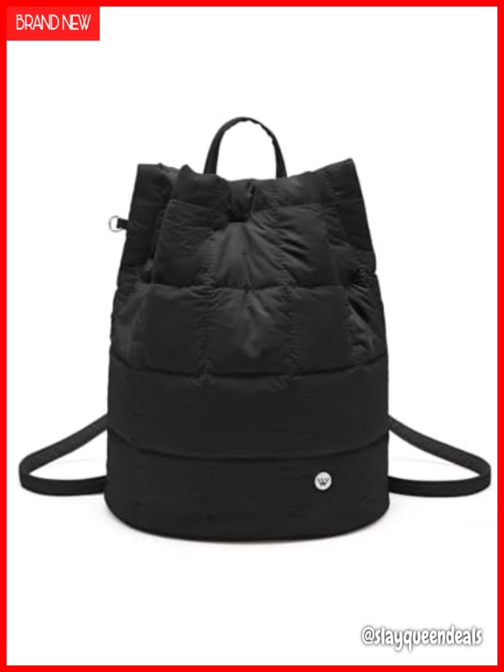 Waterproof Nylon Puffer Backpack Women Lightweight Quilted Daypack Travel